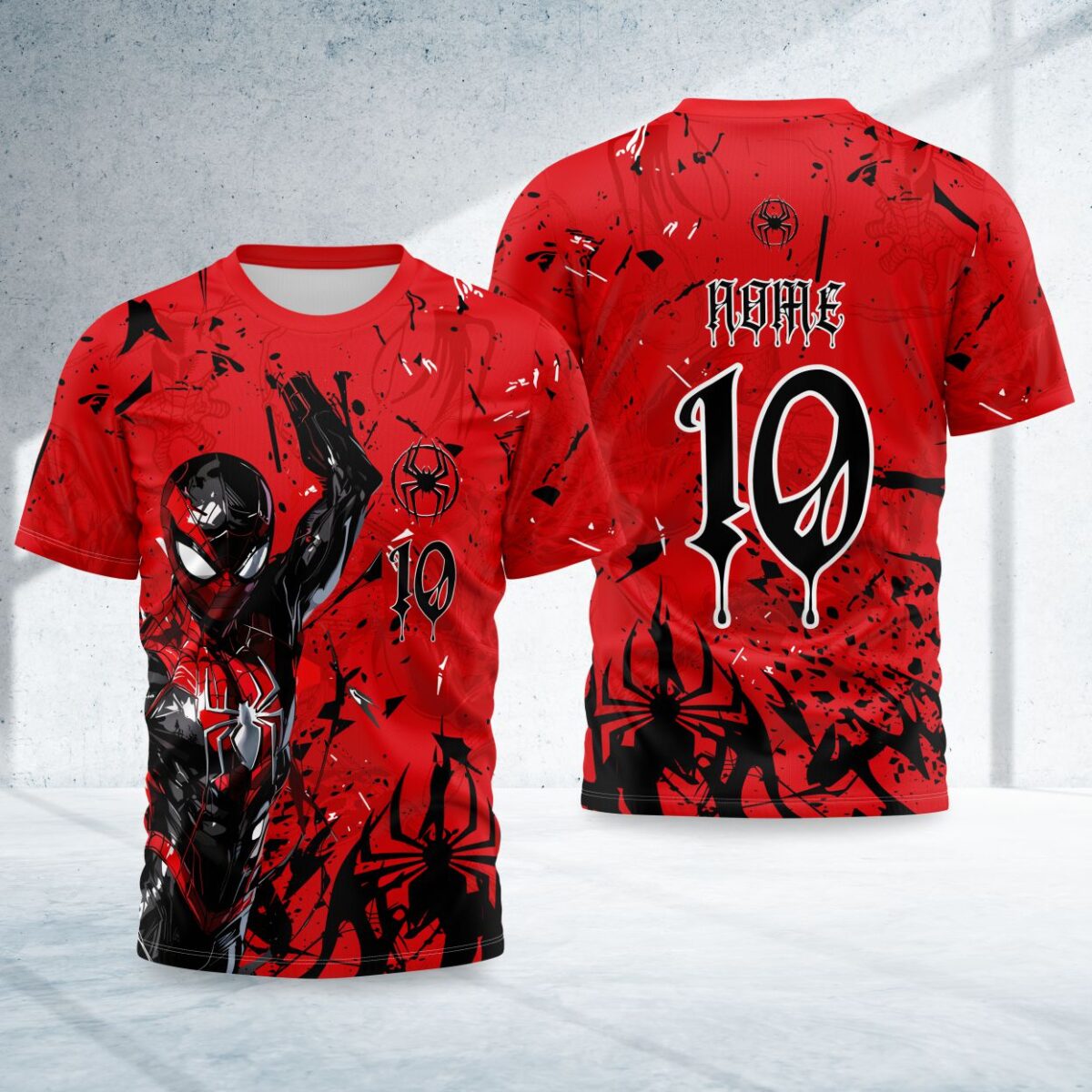 arte para camisa interclasse homem aranha modelo 26A0908