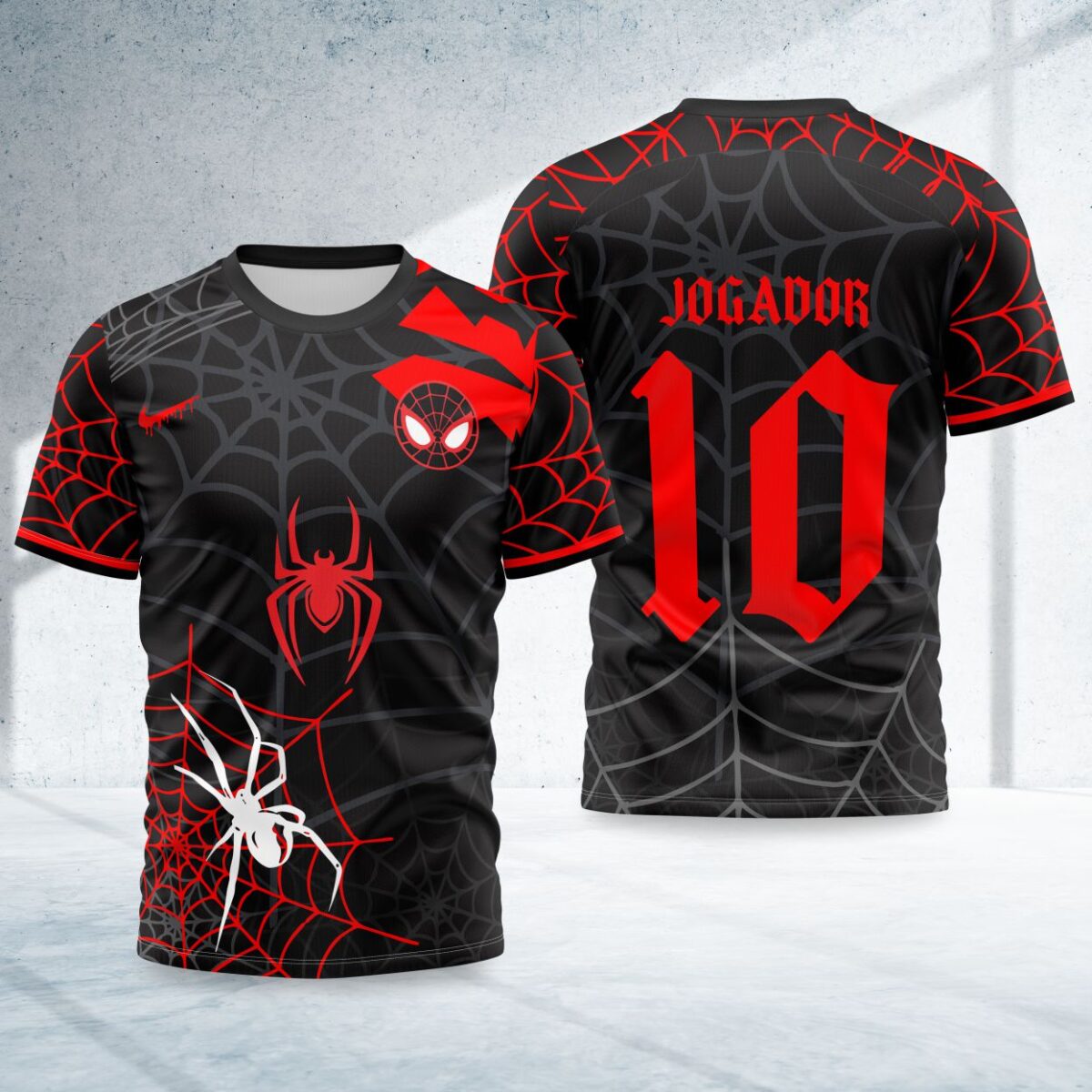 arte para camisa interclasse homem aranha modelo 26B078