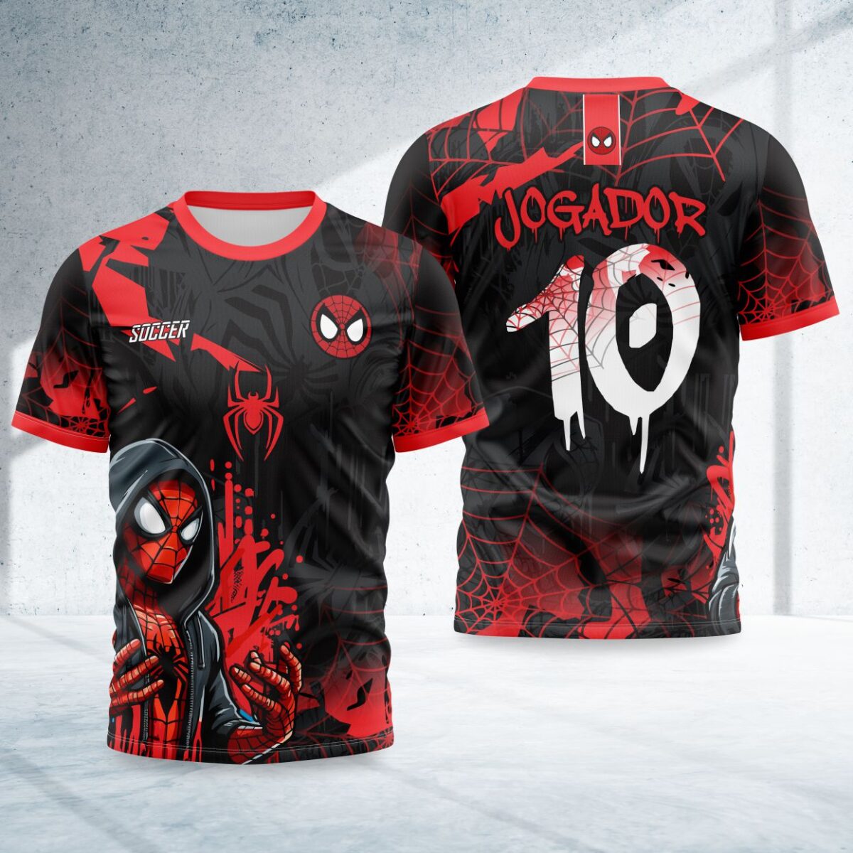 arte para camisa interclasse homem aranha modelo 26B088