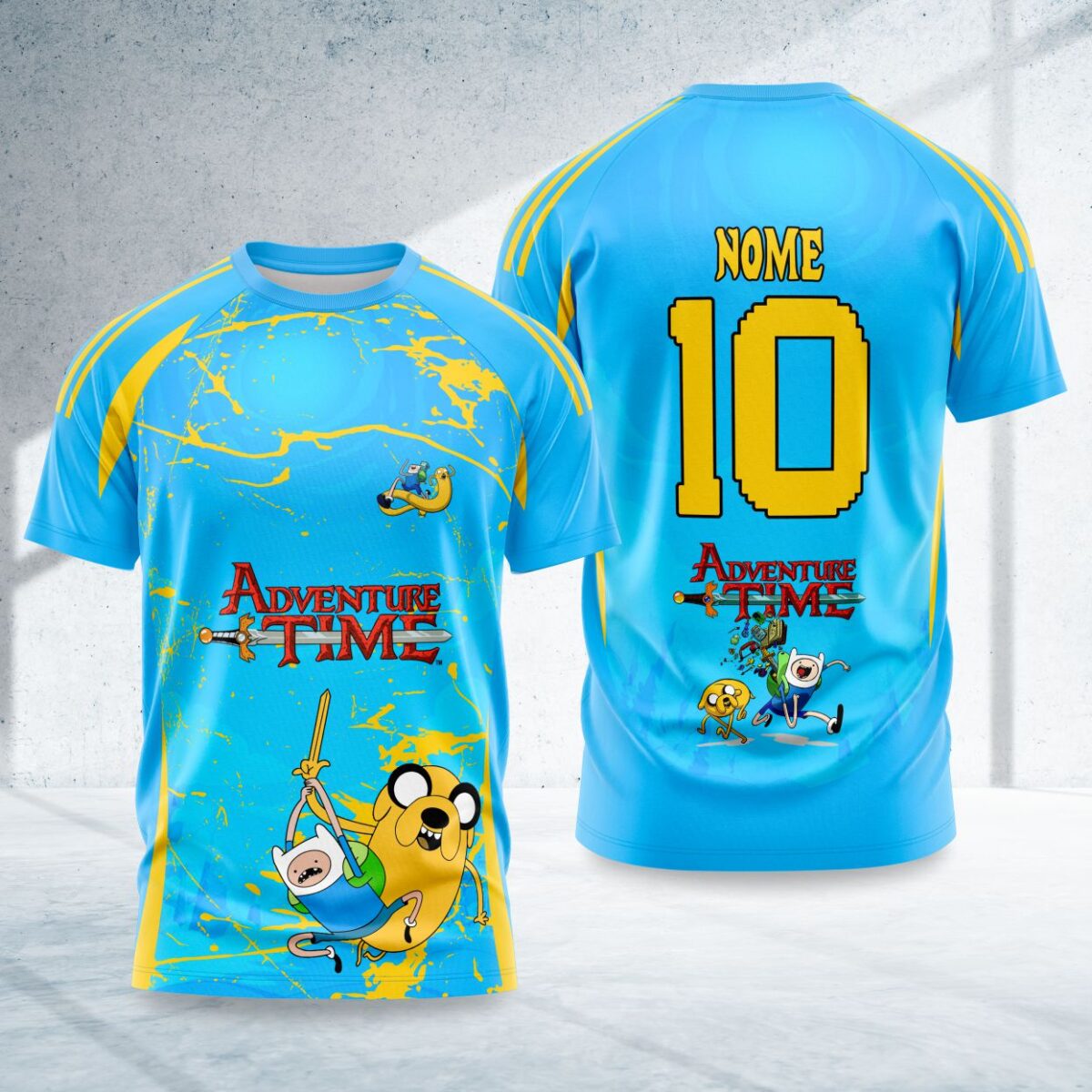 arte para camisa interclasse hora de aventura modelo 26A050