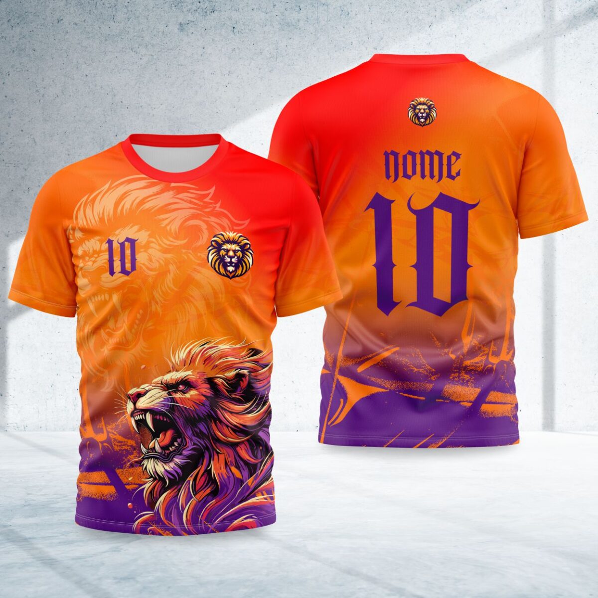 arte para camisa interclasse leao modelo 26A057