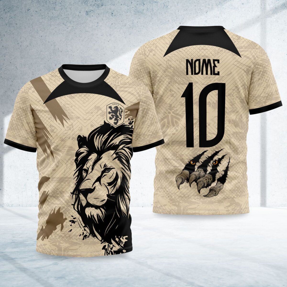 arte para camisa interclasse leao modelo 26B036