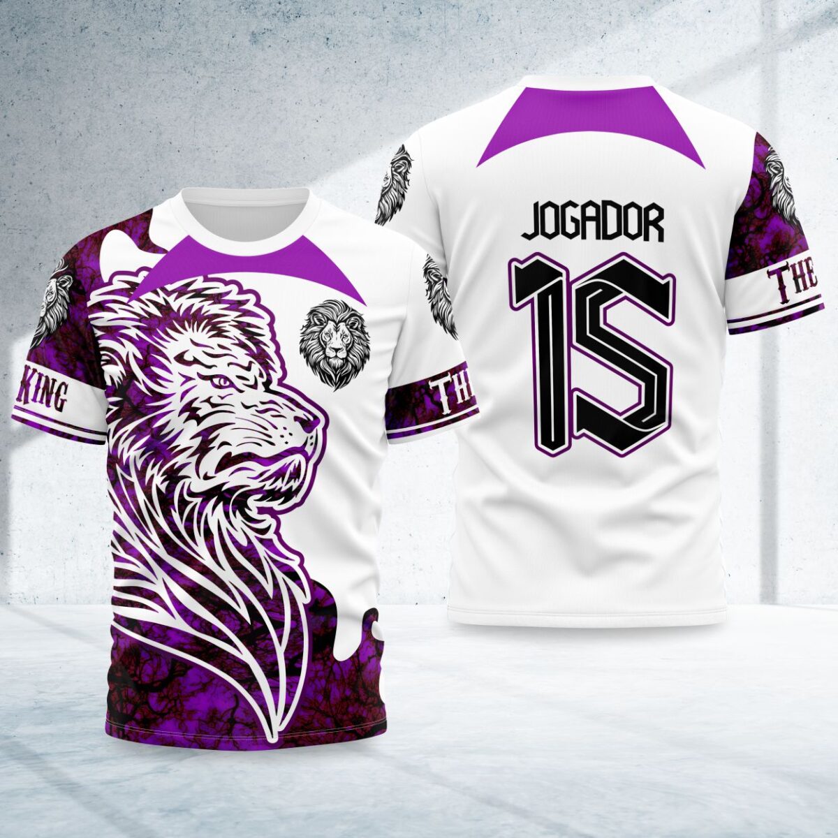 arte para camisa interclasse leao modelo 26B059