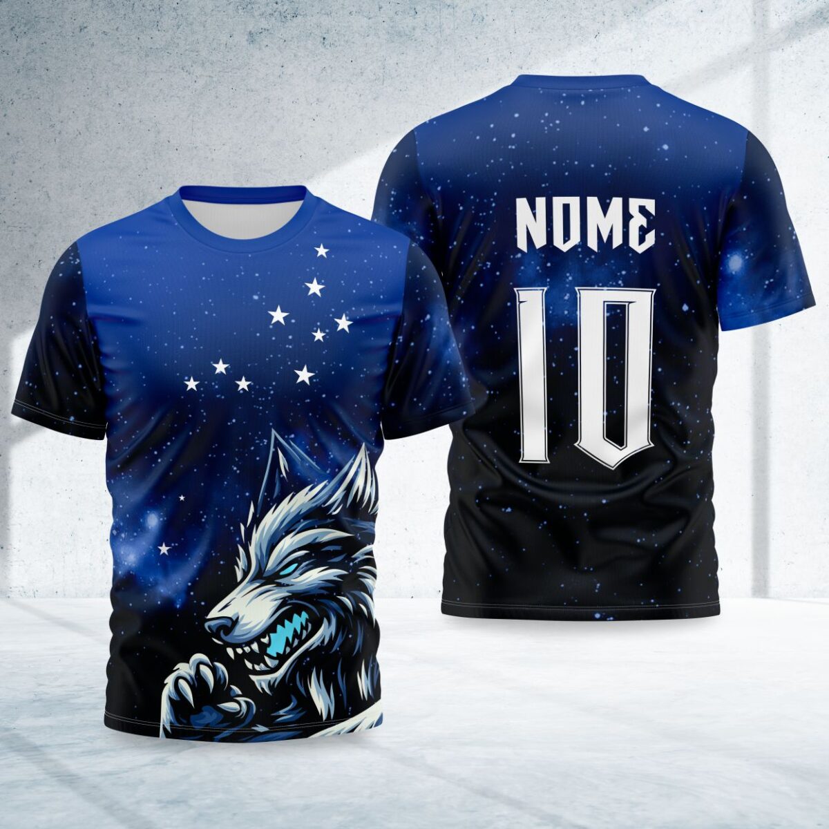 arte para camisa interclasse lobo cruzeiro modelo 26B101