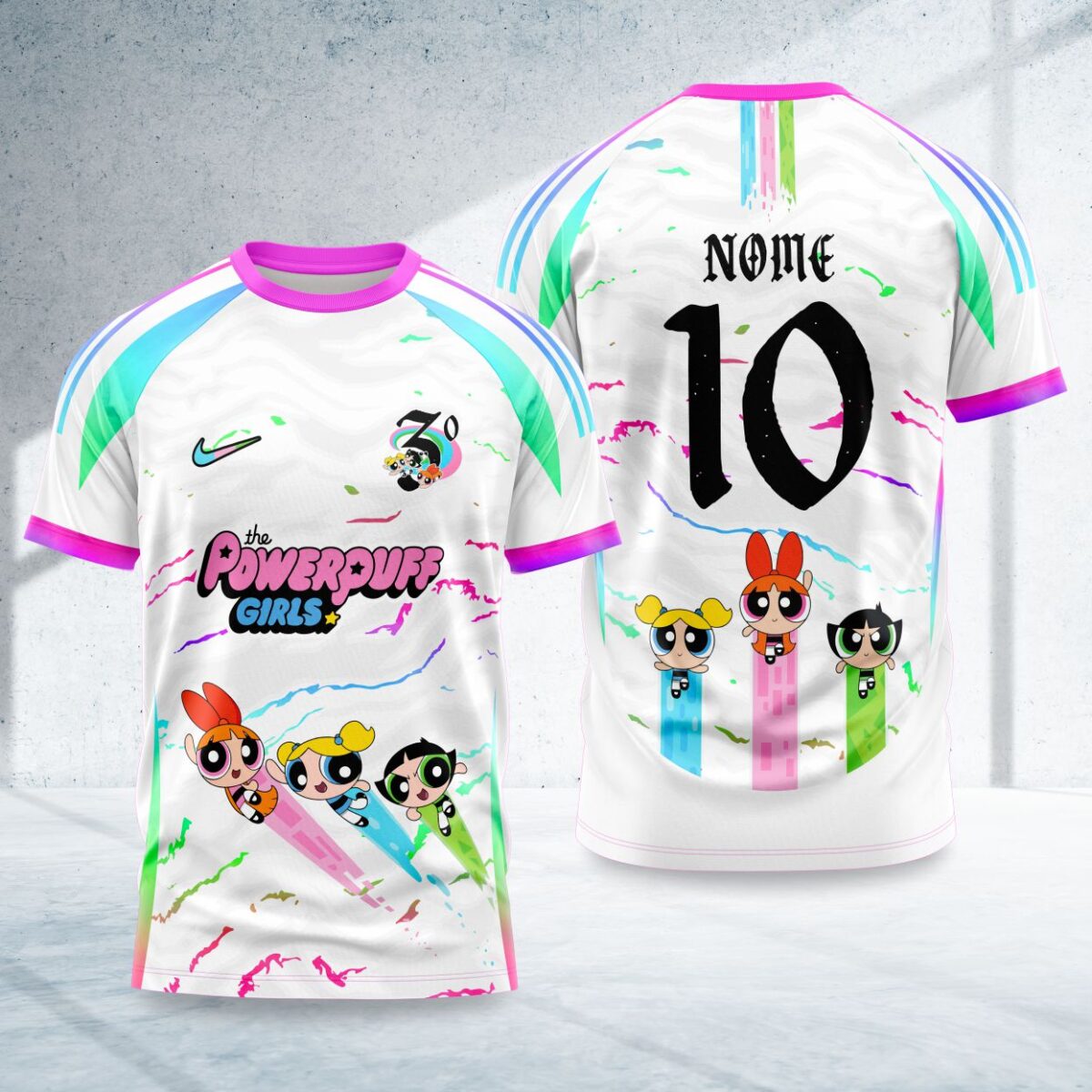 arte para camisa interclasse meninas super poderosas modelo 26A045