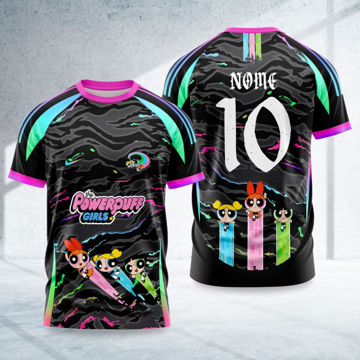 arte para camisa interclasse meninas super poderosas modelo 26A110