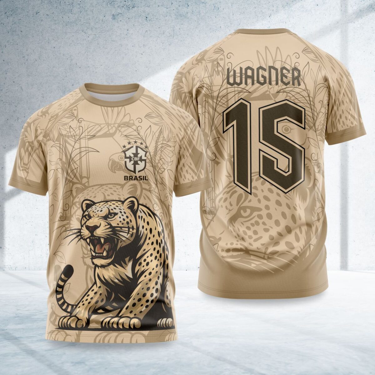 arte para camisa interclasse onca selecao brasileira modelo 26A021