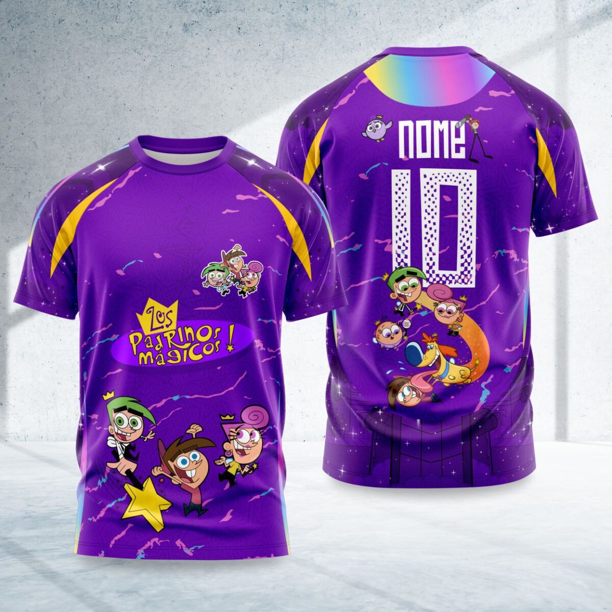 arte para camisa interclasse padrinhos magicos modelo 26A112