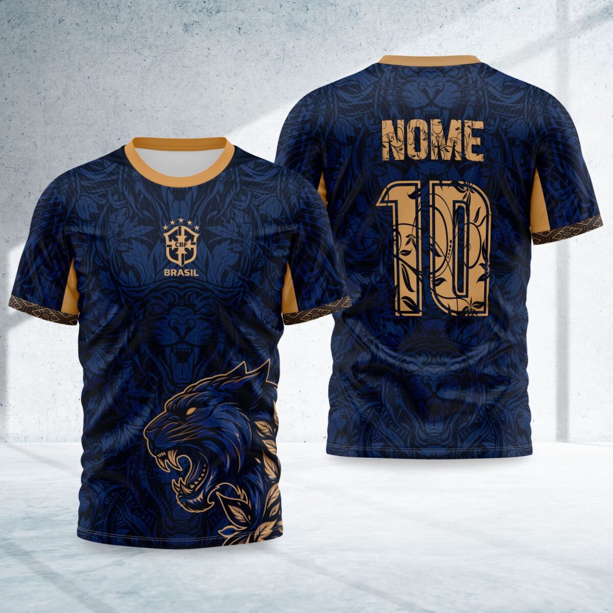 arte para camisa interclasse pantera azul selecao brasileira modelo 26B095