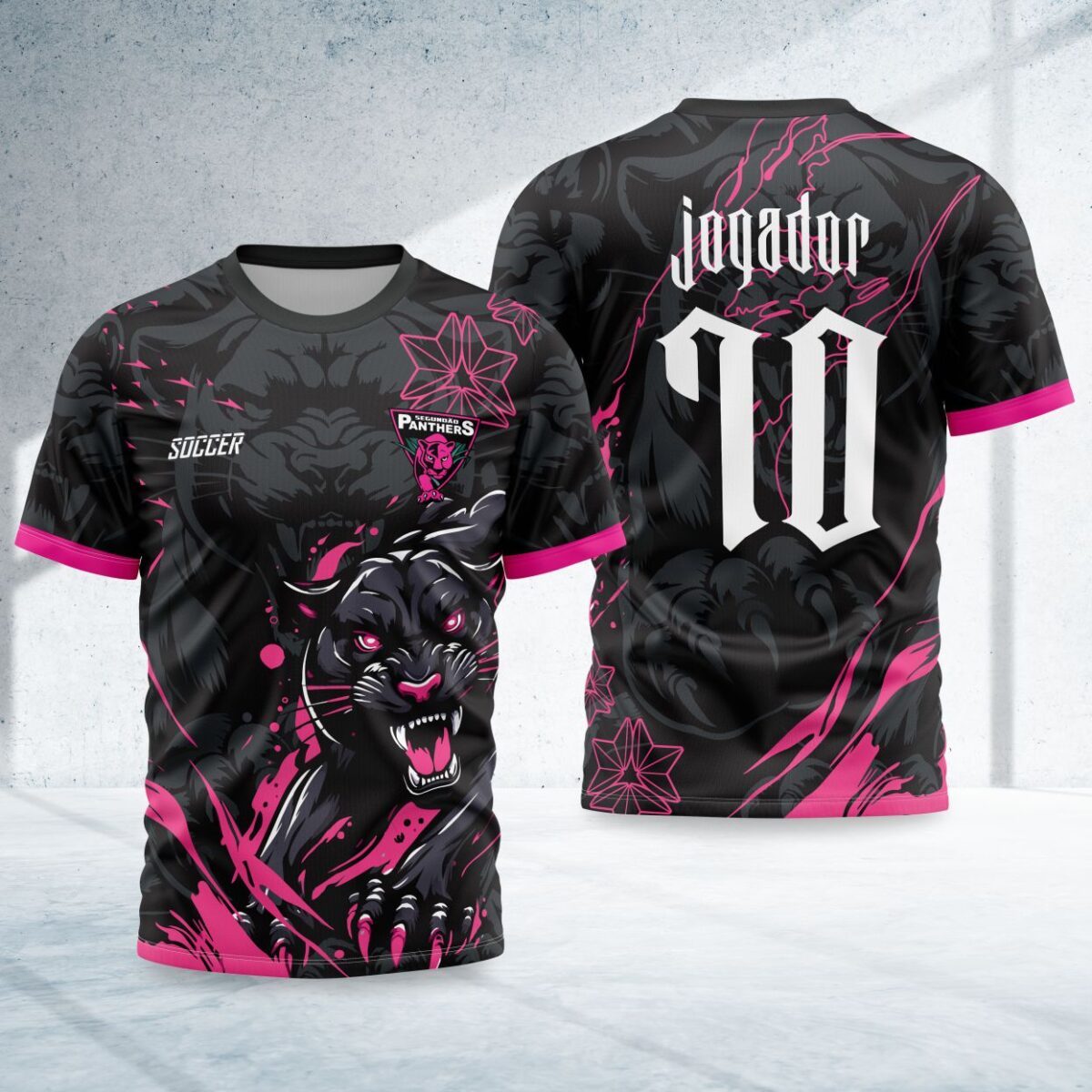 arte para camisa interclasse pantera modelo 26A011