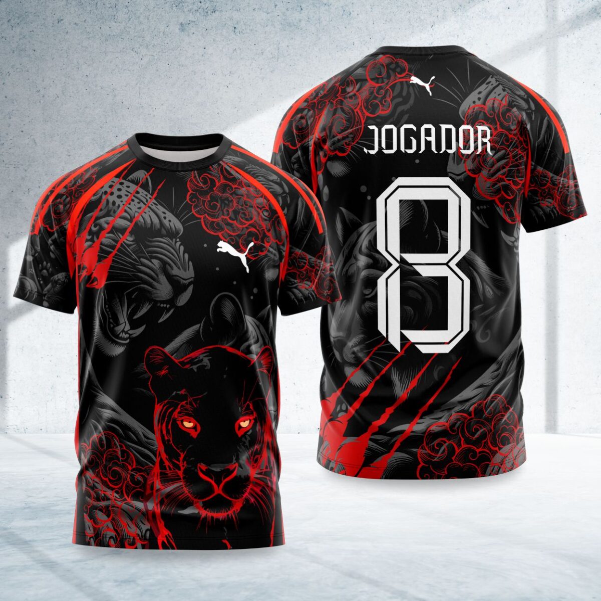 arte para camisa interclasse pantera modelo 26B098
