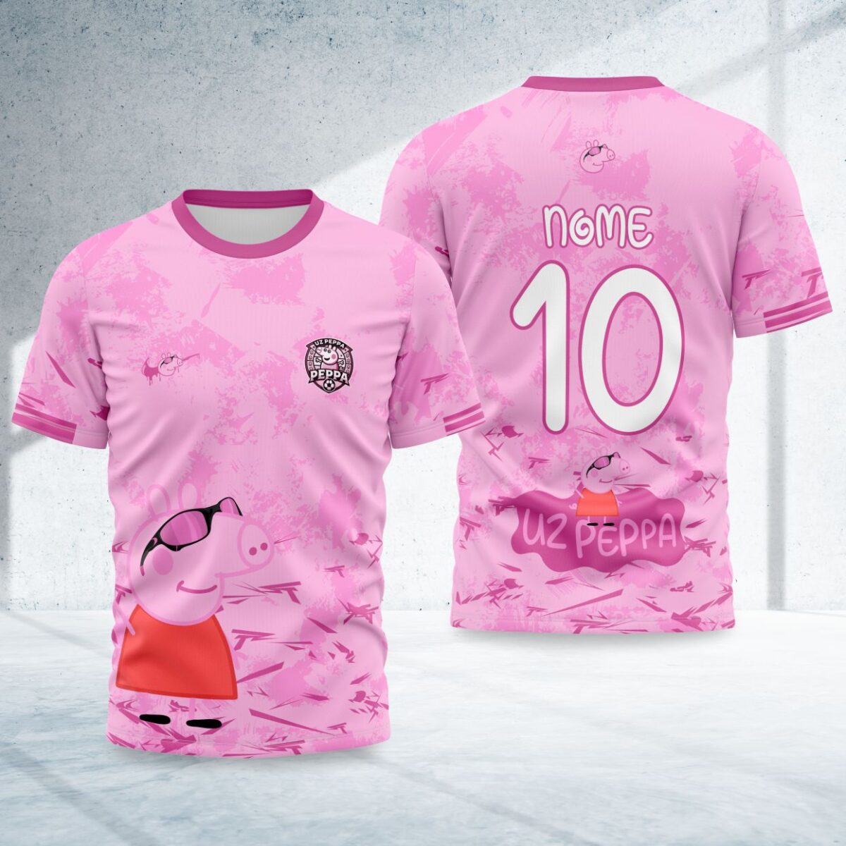 arte para camisa interclasse peppa pig modelo 26A046