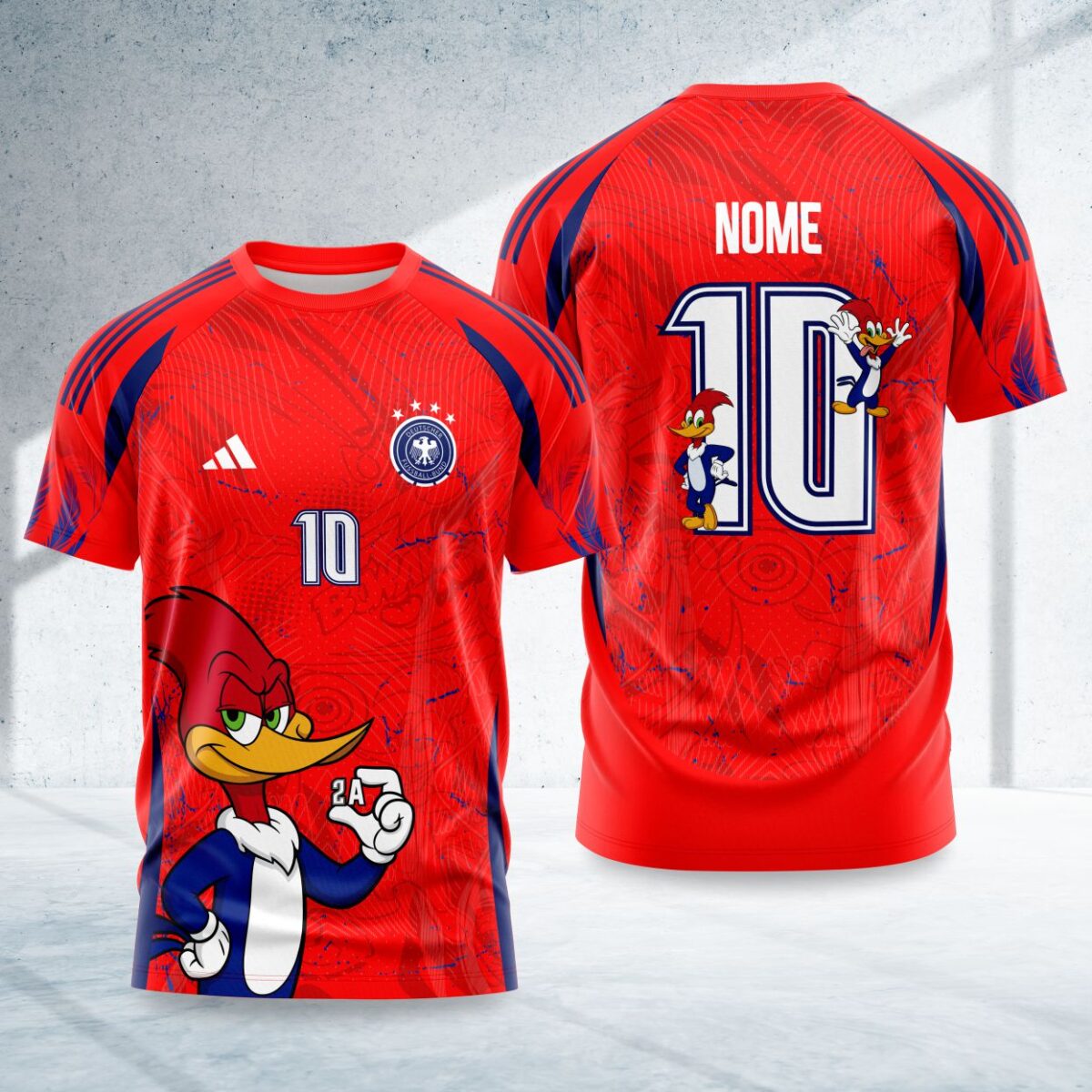 arte para camisa interclasse pica pau modelo 26A070