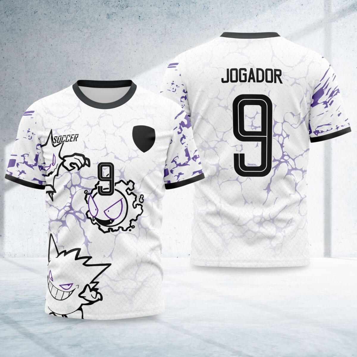 arte para camisa interclasse pokemon gengar modelo 26A013