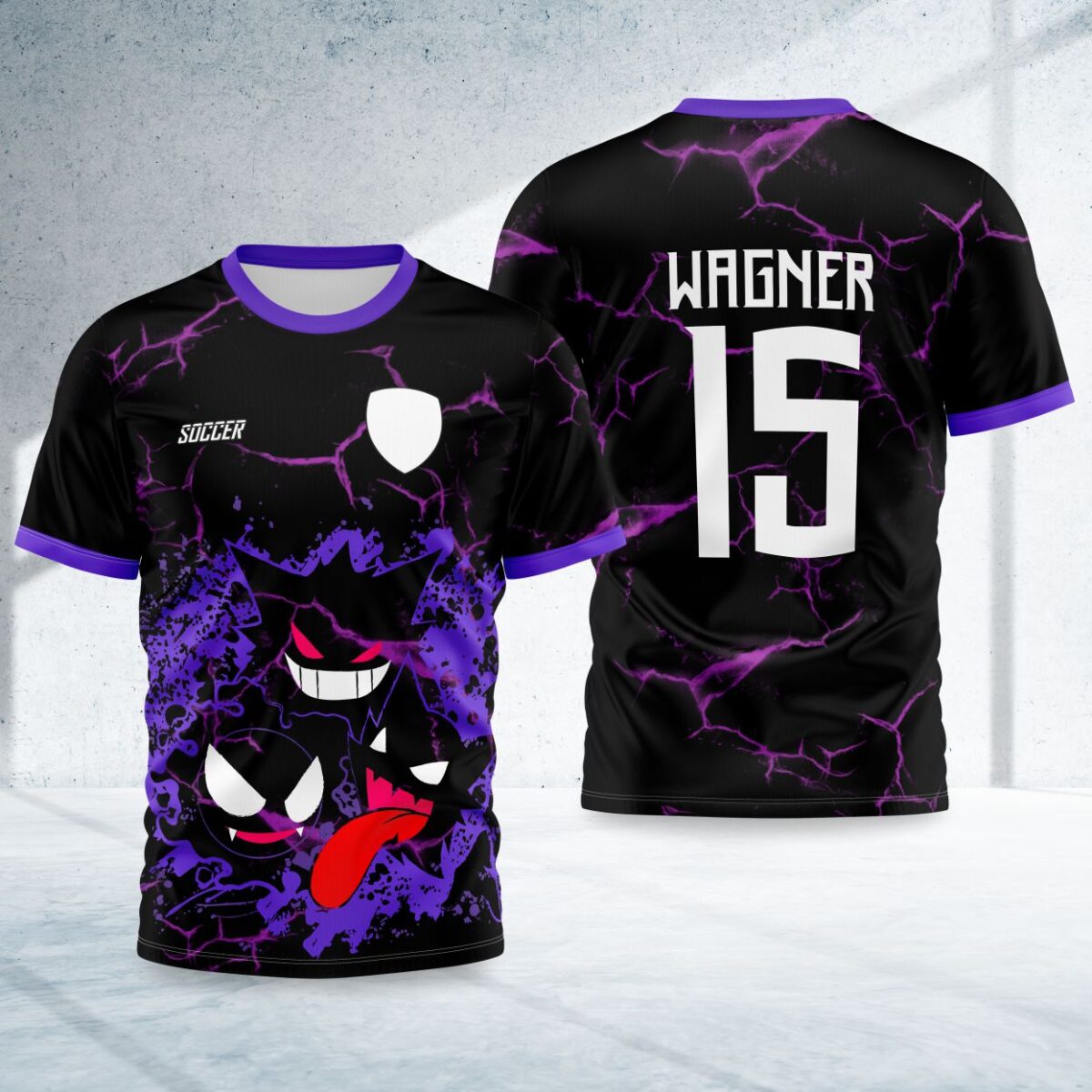 arte para camisa interclasse pokemon gengar modelo 26A029
