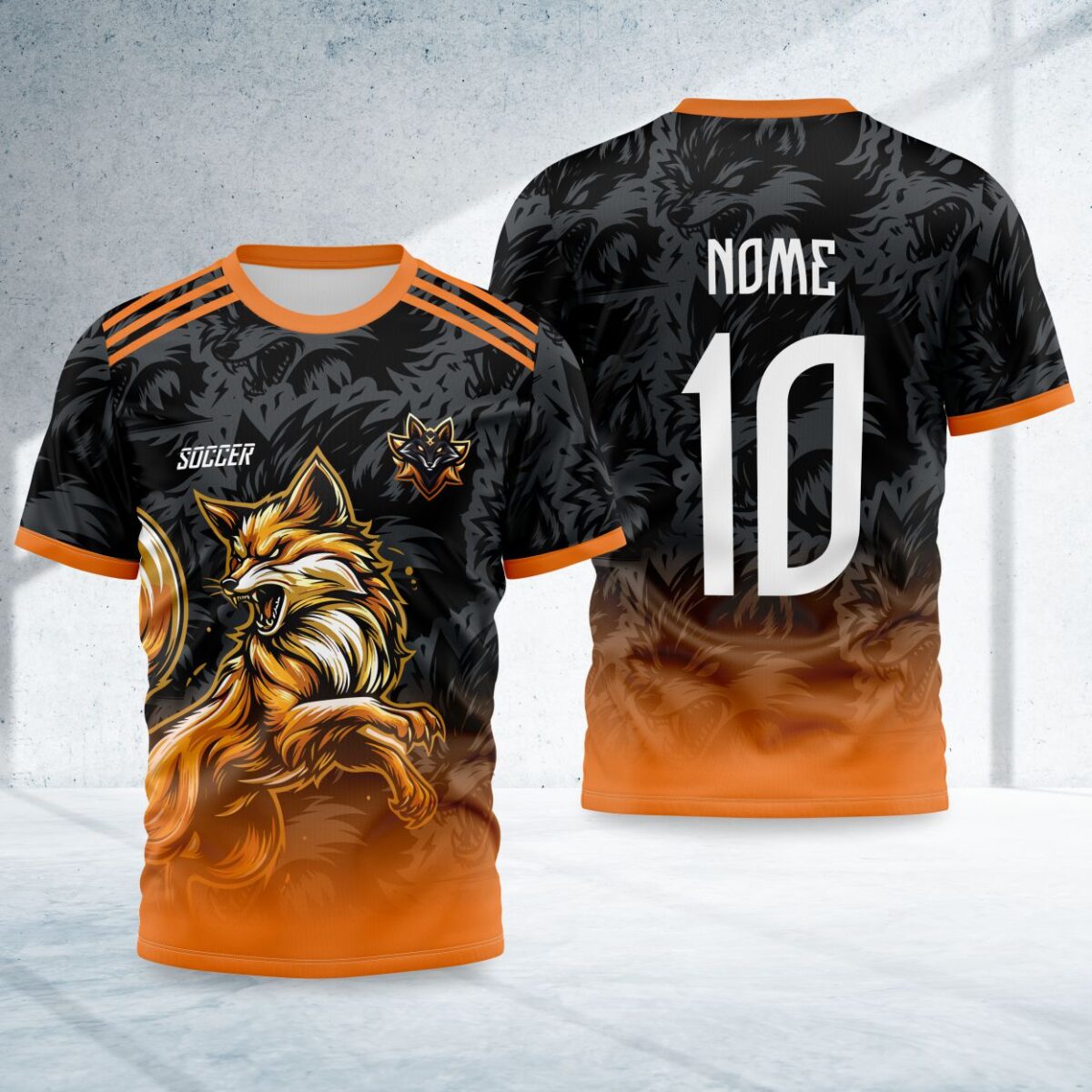 arte para camisa interclasse raposa modelo 26B119