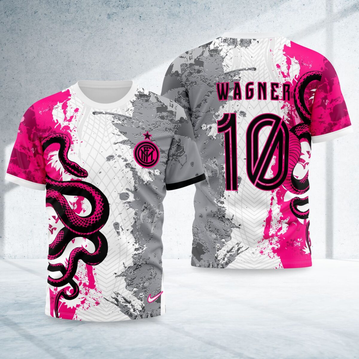 arte para camisa interclasse serpente milan modelo 26B045