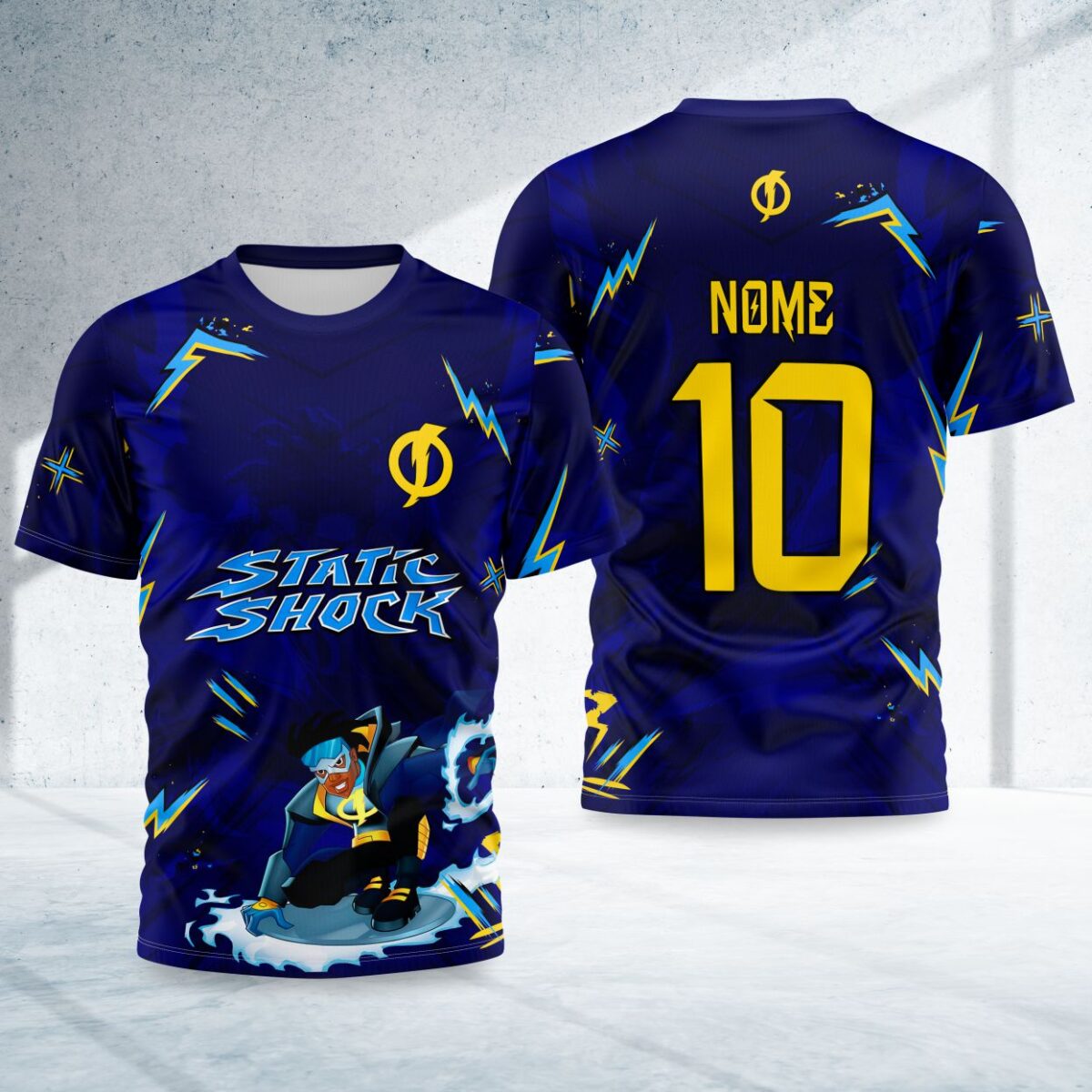 arte para camisa interclasse super shock modelo 26A053