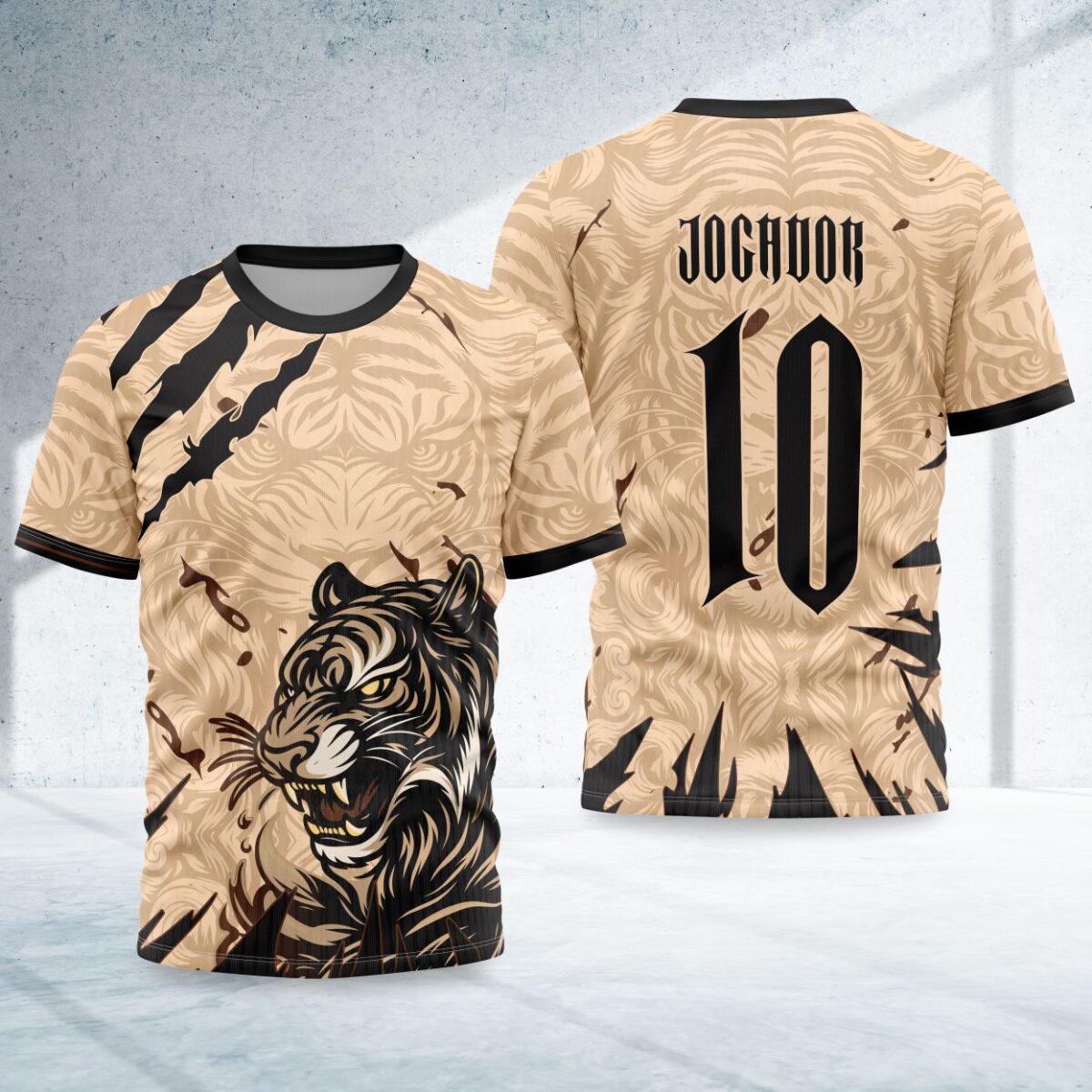arte para camisa interclasse tigre modelo 26A003