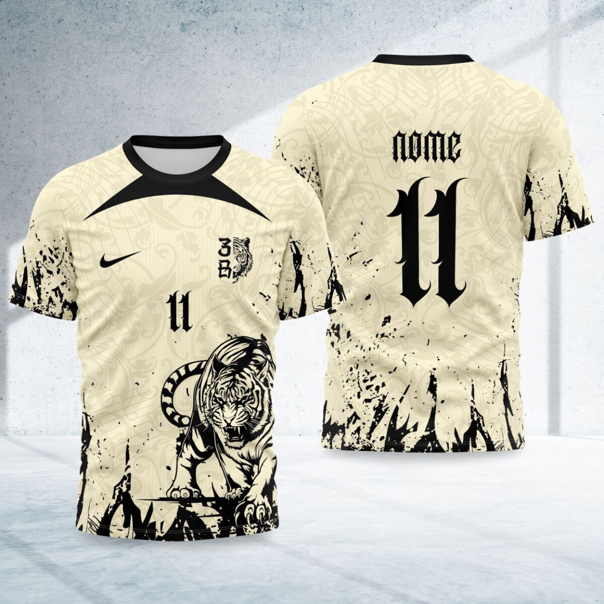 arte para camisa interclasse tigre modelo 26A082