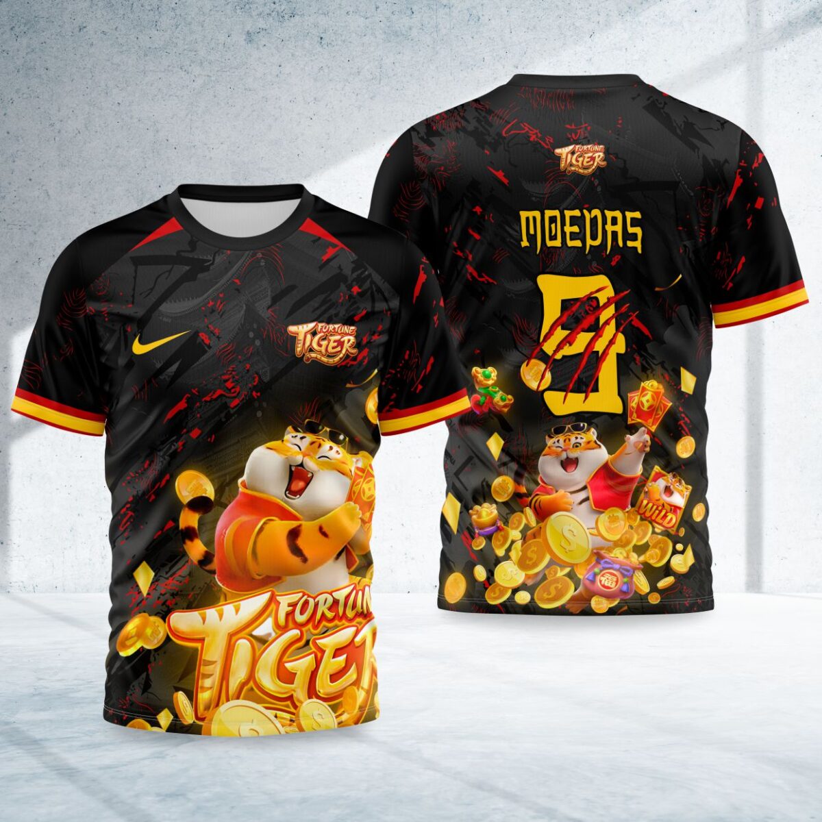 arte para camisa interclasse tigrinho modelo 26A035