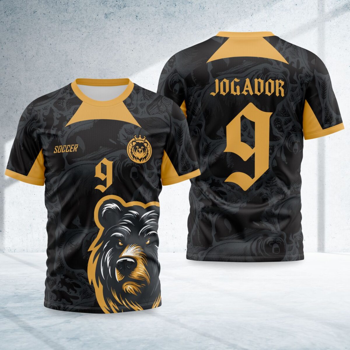 arte para camisa interclasse urso modelo 26B067