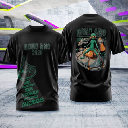 Arte para Camisa Nono Ano Alien - modelo-25A092