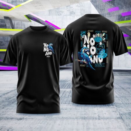Arte para Camisa Nono Ano Arara Azul - modelo-25A011