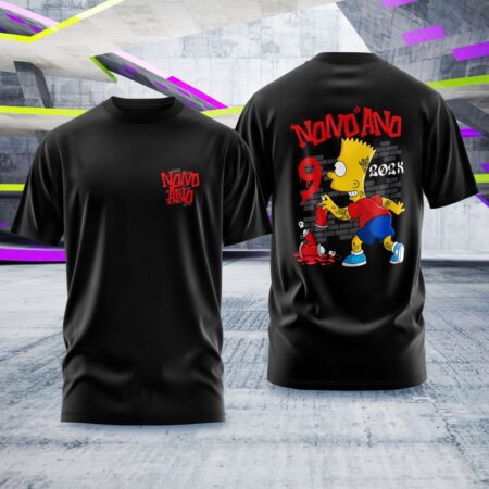 Arte para Camisa Nono Ano Bart Simpson - modelo-25A091