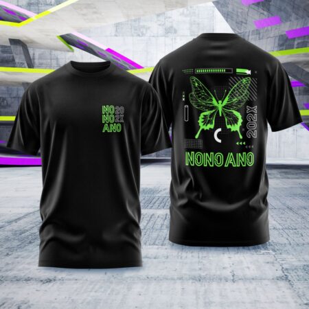 Arte para Camisa Nono Ano Borboleta - modelo-25A074