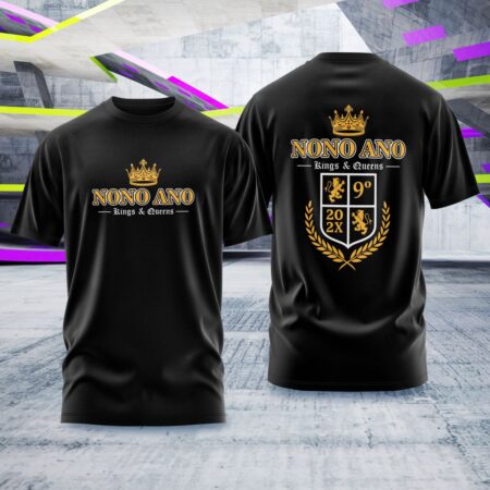 Arte para Camisa Nono Ano Brasão Leão - modelo-25A051
