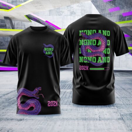 Arte para Camisa Nono Ano Cobra - modelo-25A070