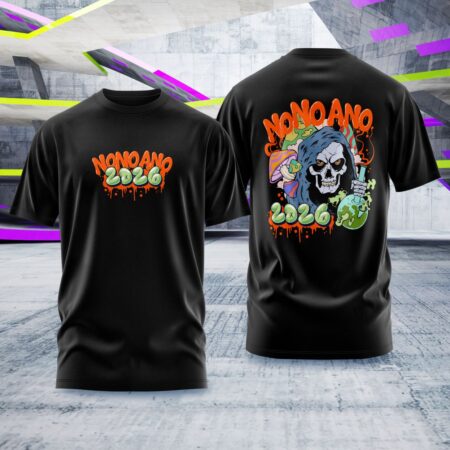Arte para Camisa Nono Ano Esqueleto - modelo-25A060