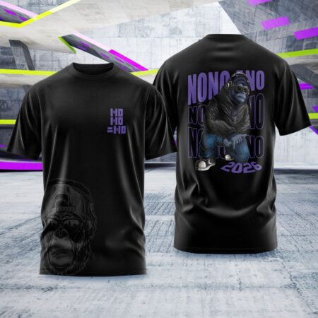 Arte para Camisa Nono Ano Gorila Style - modelo-25A075