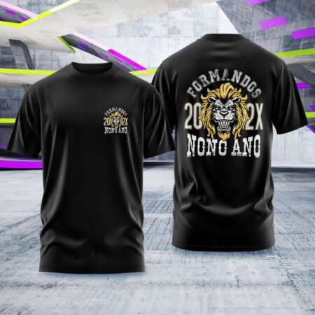 Arte para Camisa Nono Ano Leão - modelo-25A055
