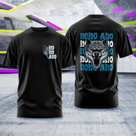 Arte para Camisa Nono Ano Lobo - modelo-25A025