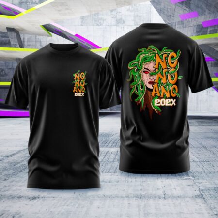 Arte para Camisa Nono Ano Medusa - modelo-25A014
