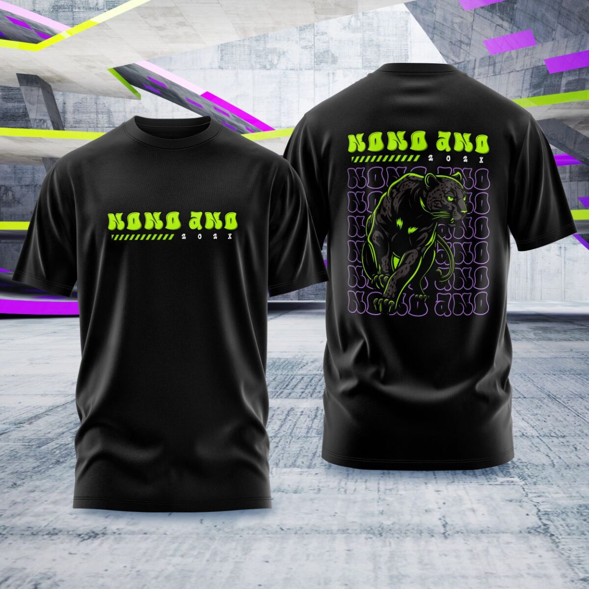 Arte para Camisa Nono Ano Pantera Negra - modelo-25A032