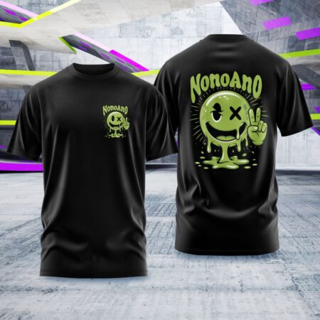 Arte para Camisa Nono Ano Smile Verde - modelo-25A031