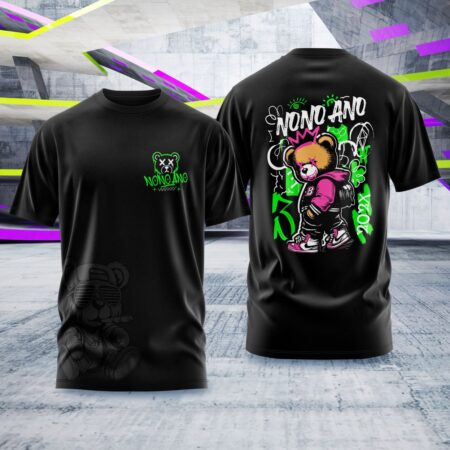 Arte para Camisa Nono Ano Urso - modelo-25A020