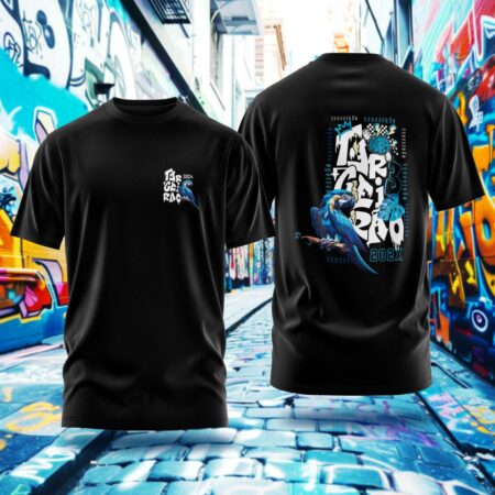 Arte para Camisa Terceirão Arara Azul - modelo-25A011