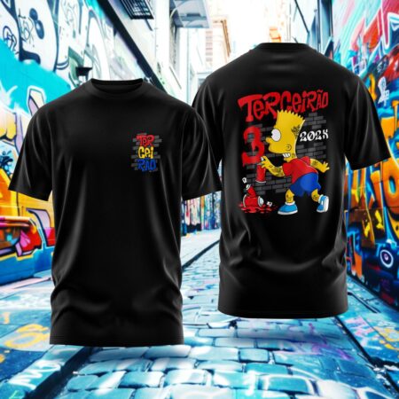 Arte para Camisa Terceirão Bart Simpson - modelo-25A091