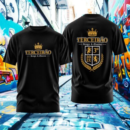 Arte para Camisa Terceirão Brasão Leão - modelo-25A051