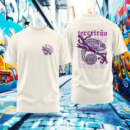 Arte para Camisa Terceirão Camaleão - modelo-25A058