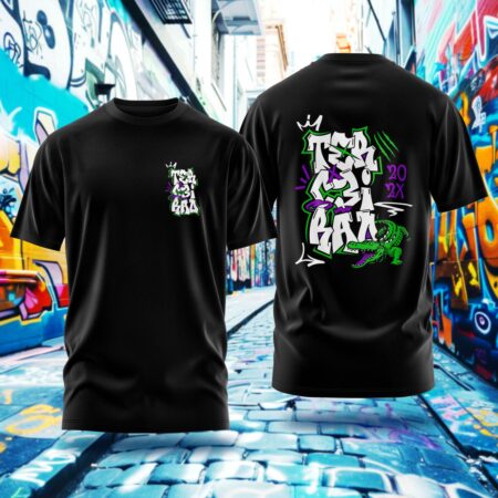 Arte para Camisa Terceirão Crocodilo - modelo-25A008
