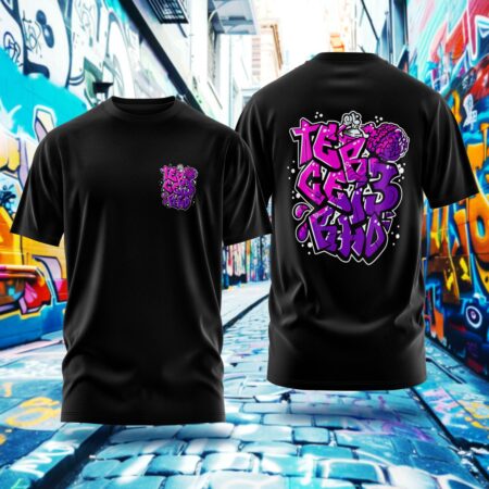 Arte para Camisa Terceirão Graffite Cerebro - modelo-25A012