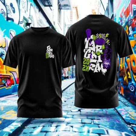 Arte para Camisa Terceirão Graffite Lobo - modelo-25A018
