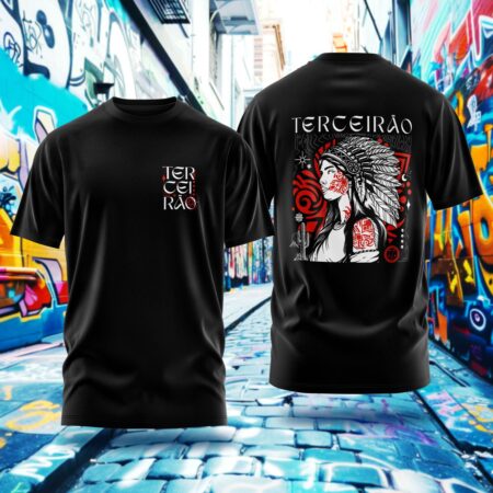 Arte para Camisa Terceirão Indígena - modelo-25A040