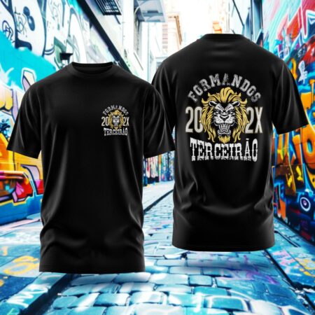 Arte para Camisa Terceirão Leão - modelo-25A055