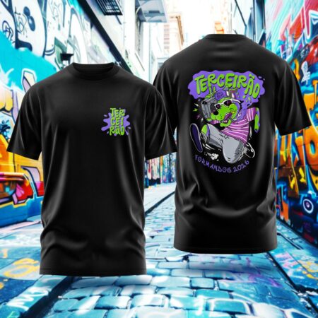 Arte para Camisa Terceirão Lobão Maluco - modelo-25A096